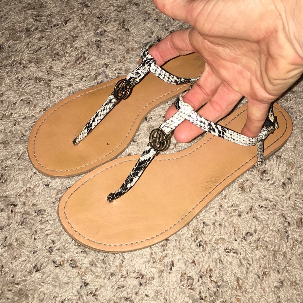 Victoria secret snakeskin sandals size 7
